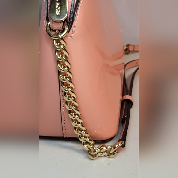 Michael Kors Emmy Peach Patent Leather Crossbody Bag NWT - Picture 9 of 16